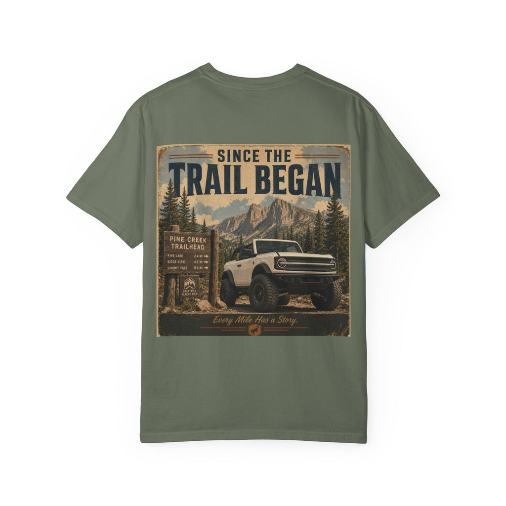 Trail Began Off-Road T-Shirt — Vintage 4x4 Adventure Graphic