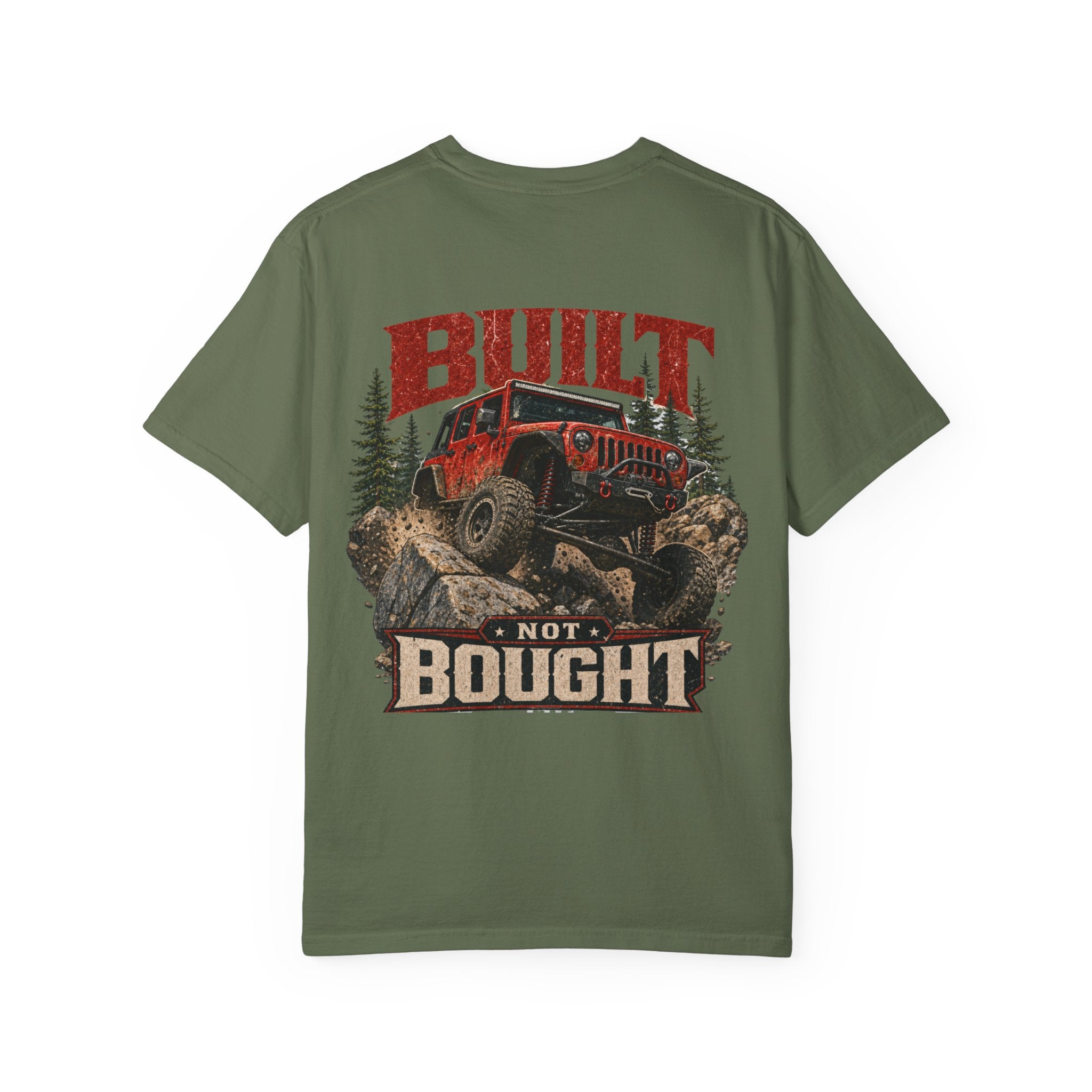 4X4 Off-Road T-Shirt — "Built Not Bought" Graphic Tee