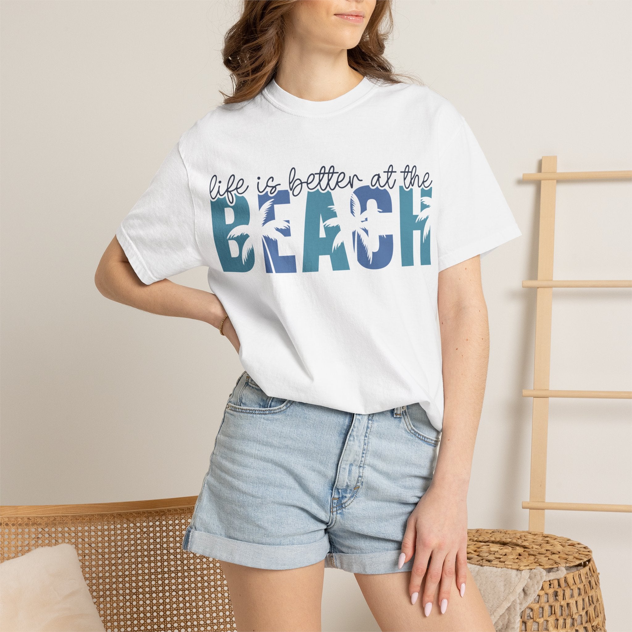 Life Is Better at the Beach T-Shirt — Coastal Vacation Graphic Tee