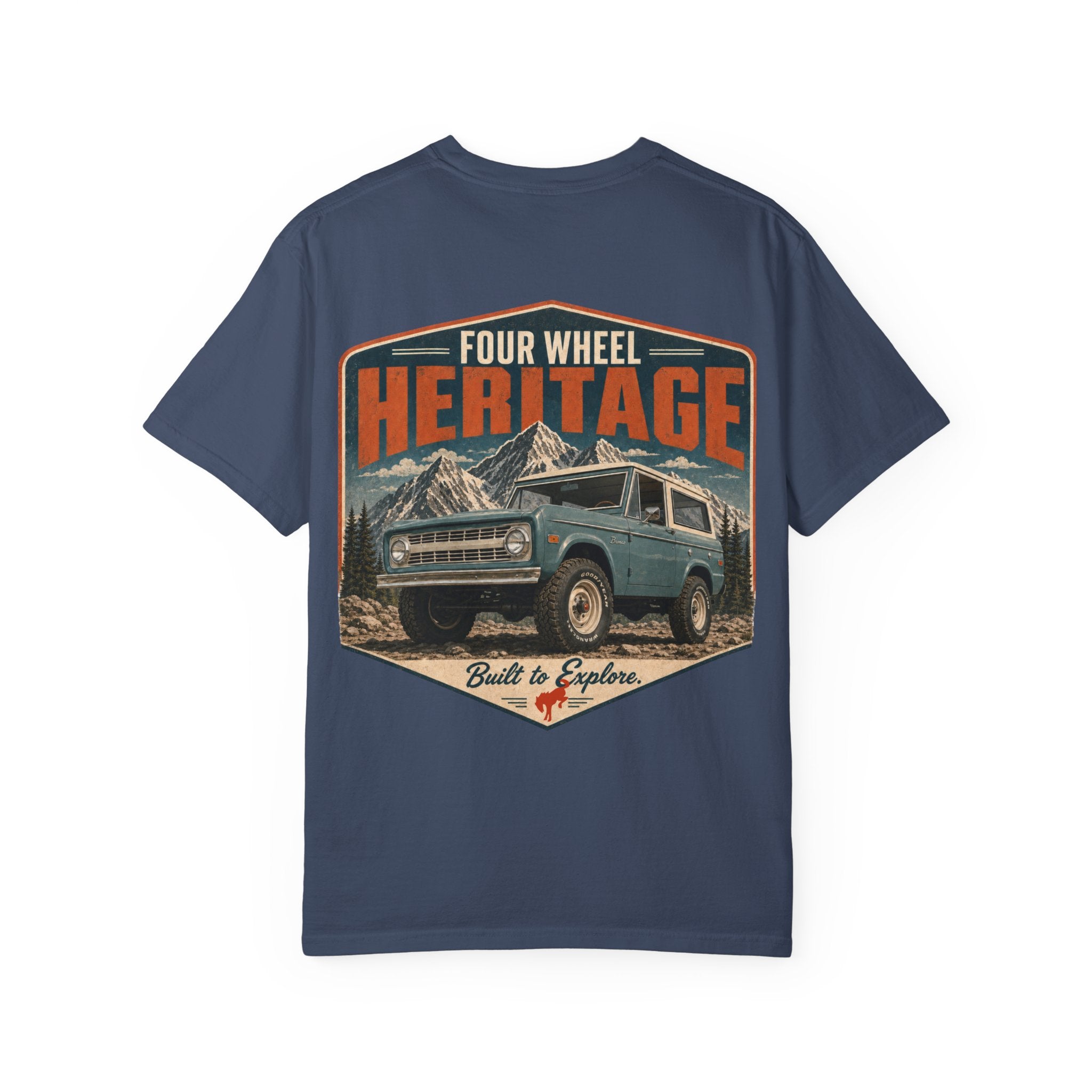 Heritage Four-Wheel T-Shirt — Vintage 4x4 Adventure Graphic