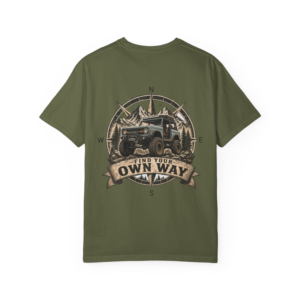 Bronco Off-Road T-Shirt — 'Find Your Own Way' Adventure Tee