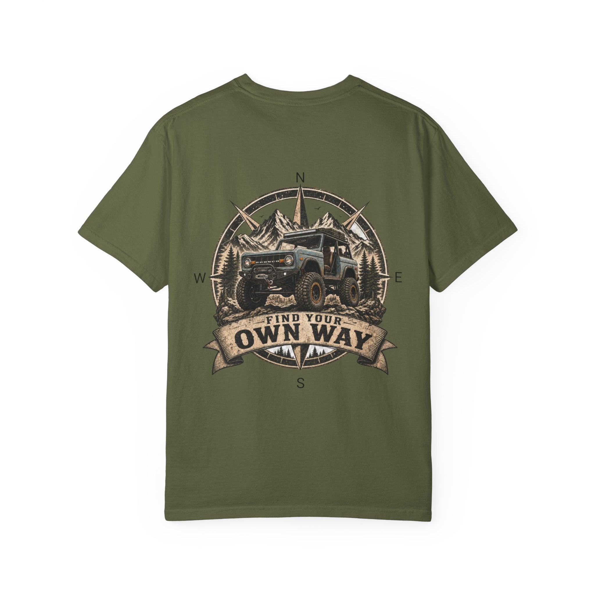 Bronco Off-Road T-Shirt — 'Find Your Own Way' Adventure Tee