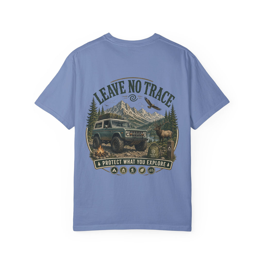 T-Shirt — "Leave No Trace" Outdoor Adventure Graphic Tee