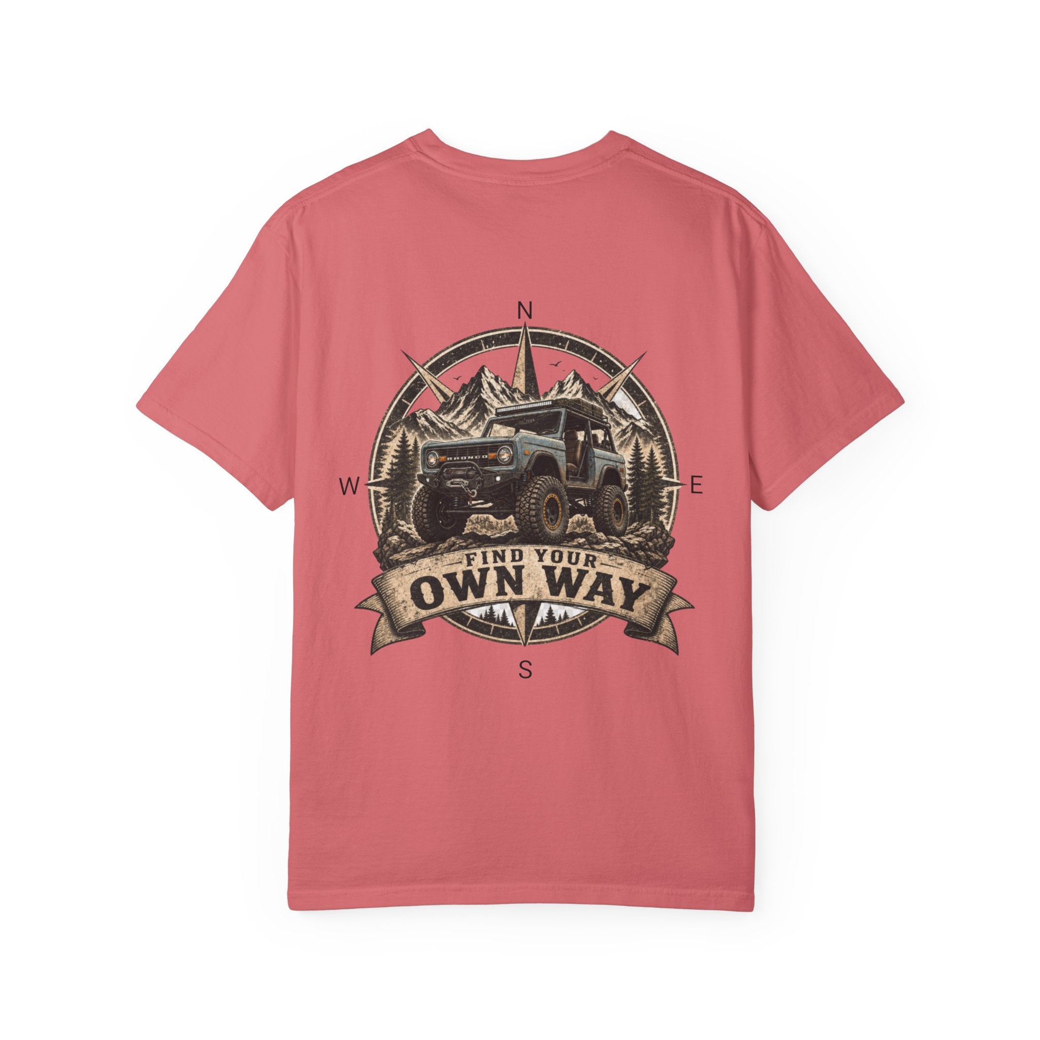 Bronco Off-Road T-Shirt — 'Find Your Own Way' Adventure Tee