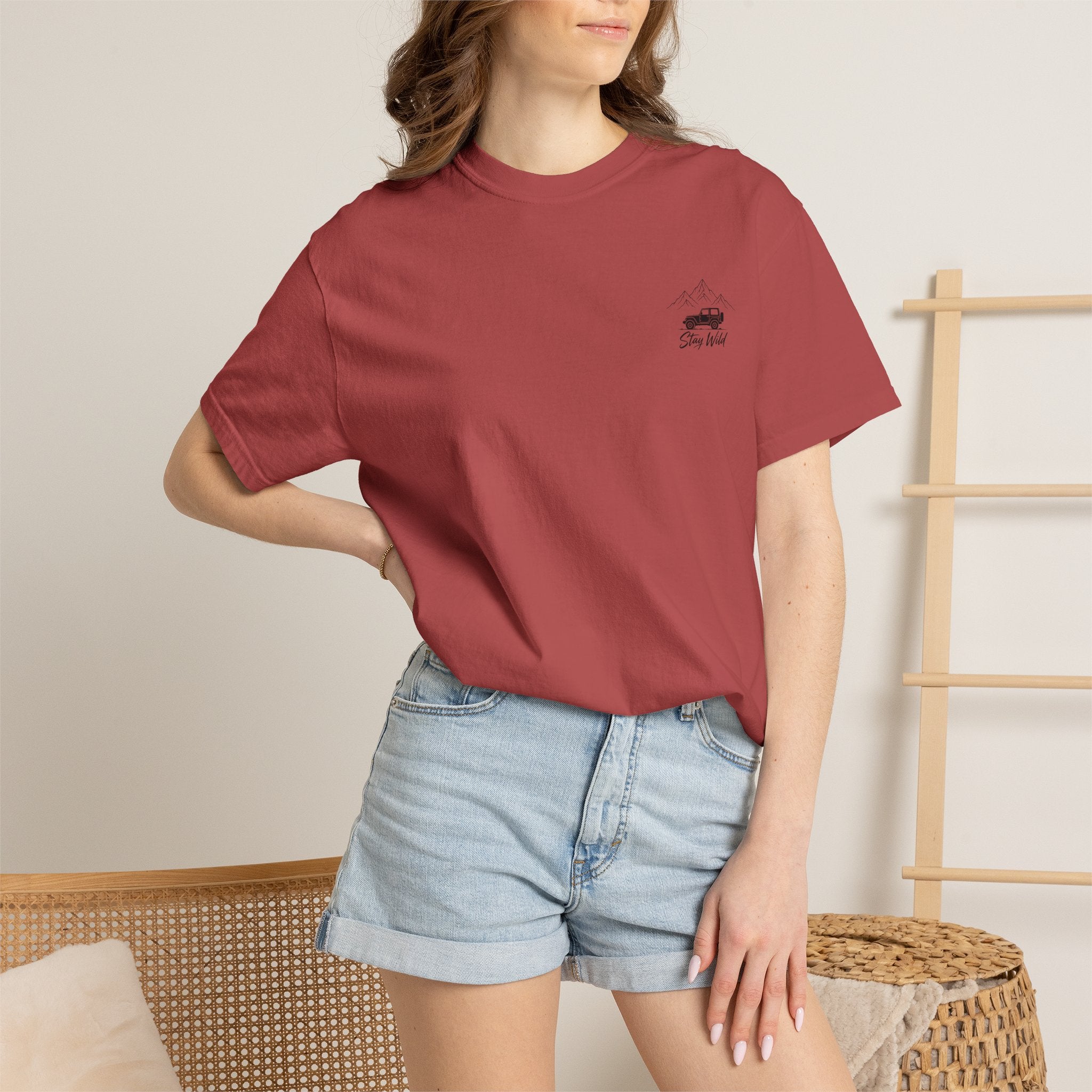 Adventure T-Shirt — "Natural Habitat Stay Wild" Off-Road Graphic Tee