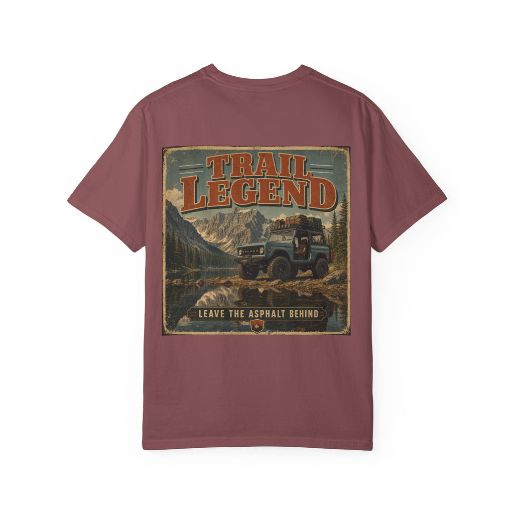 Trail Legend T-Shirt — 'Trail Legend: Leave the Asphalt Behind' Off‑Road Adventure Tee
