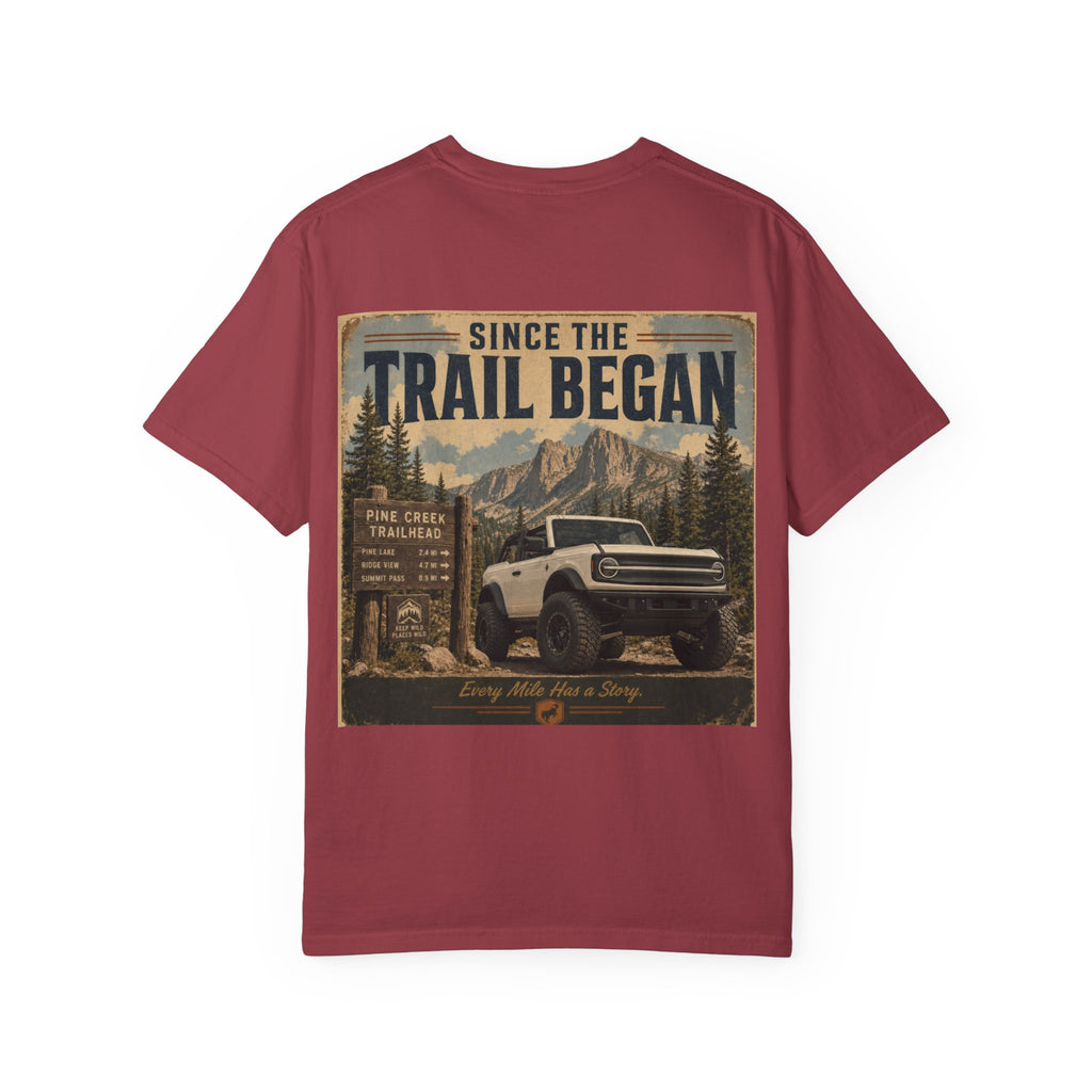 Trail Began Off-Road T-Shirt — Vintage 4x4 Adventure Graphic