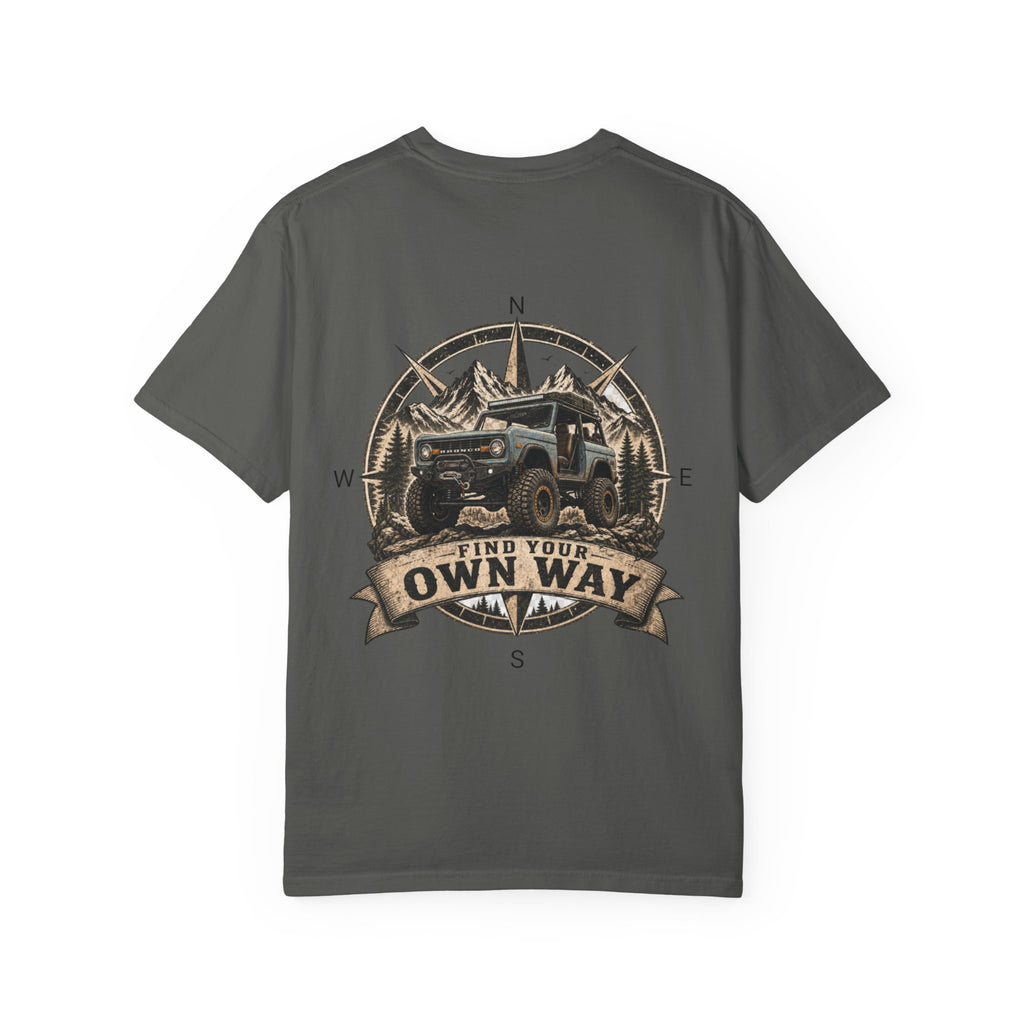 Bronco Off-Road T-Shirt — 'Find Your Own Way' Adventure Tee