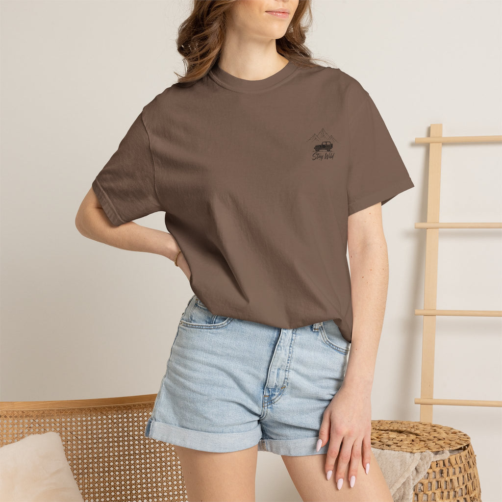 Adventure T-Shirt — "Natural Habitat Stay Wild" Off-Road Graphic Tee