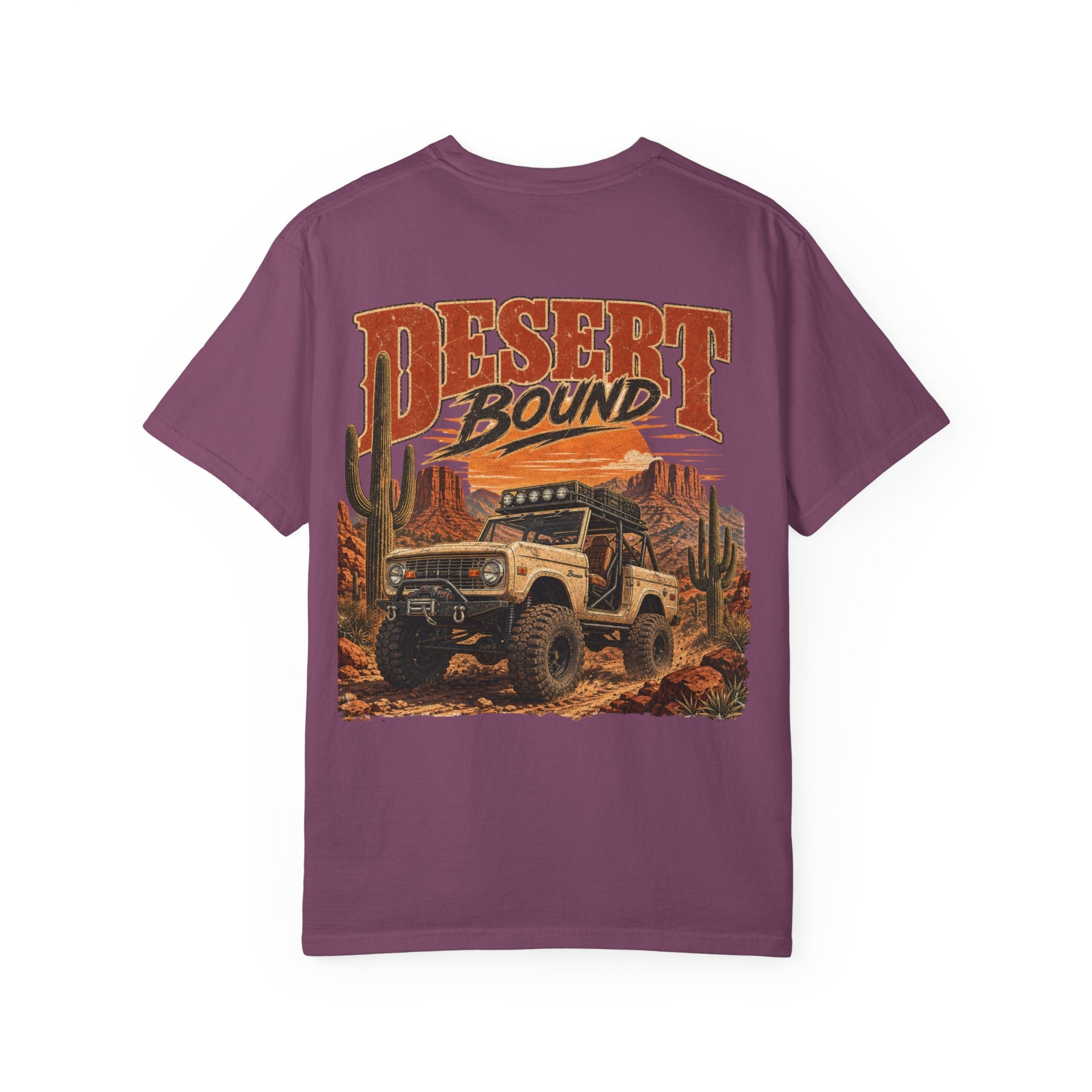 Desert Bound Off-Road T-Shirt — Bronco 4x4 Adventure Graphic Tee