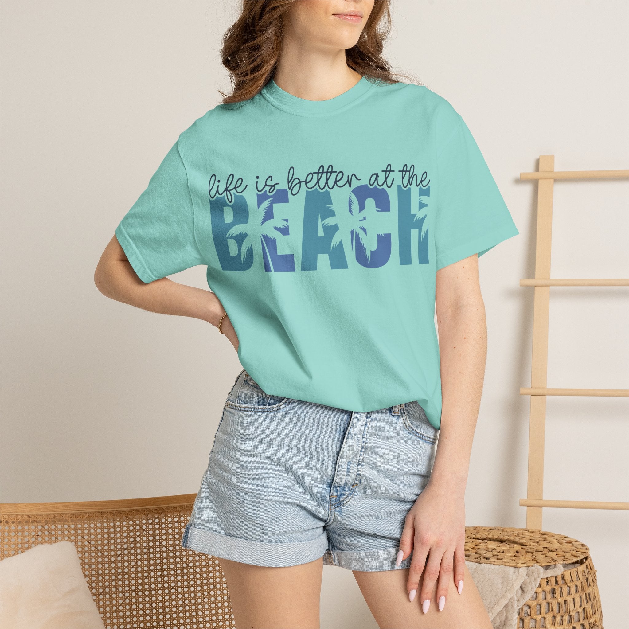 Life Is Better at the Beach T-Shirt — Coastal Vacation Graphic Tee