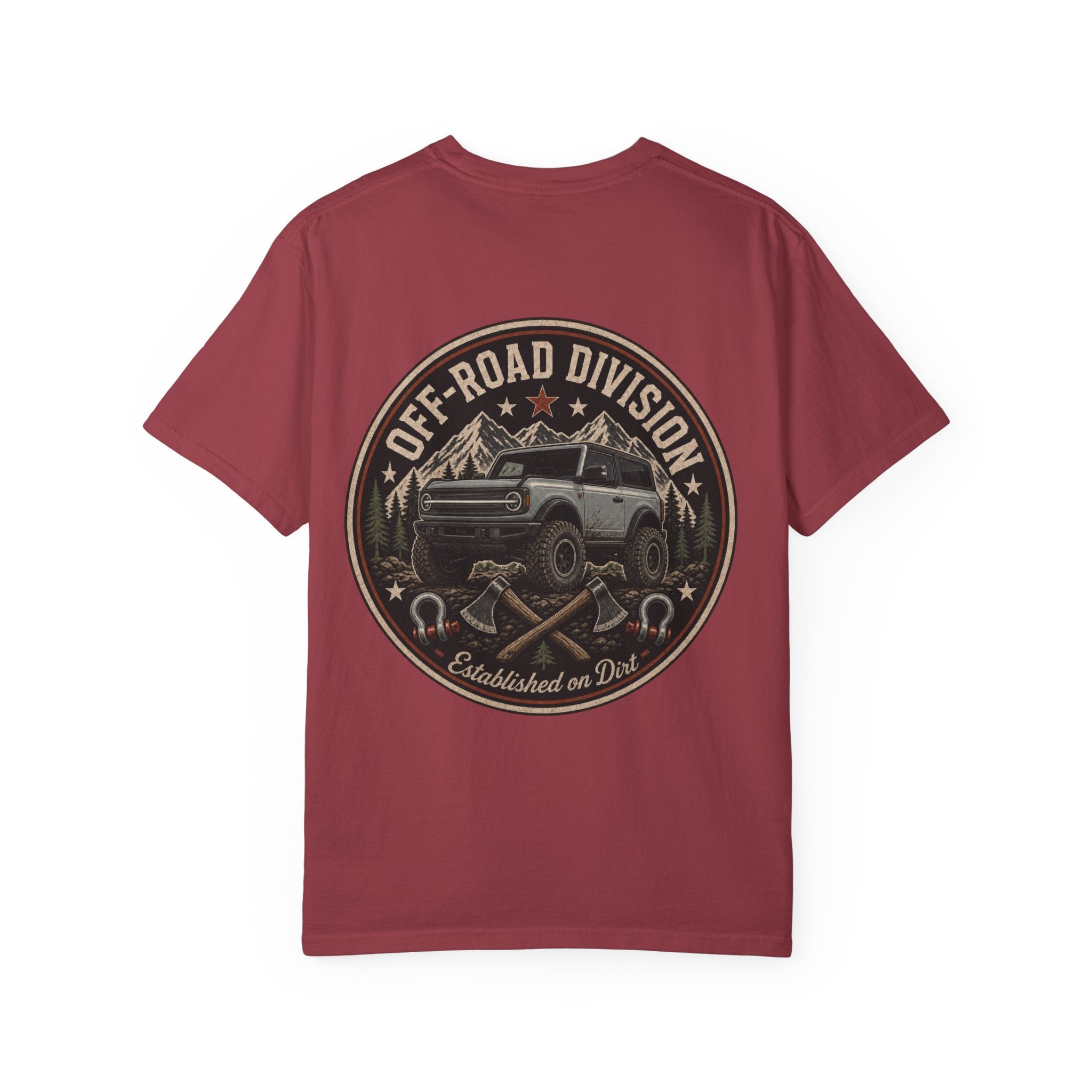 Off-Road Division Graphic T-Shirt — 'Established on Dirt' Adventure Tee