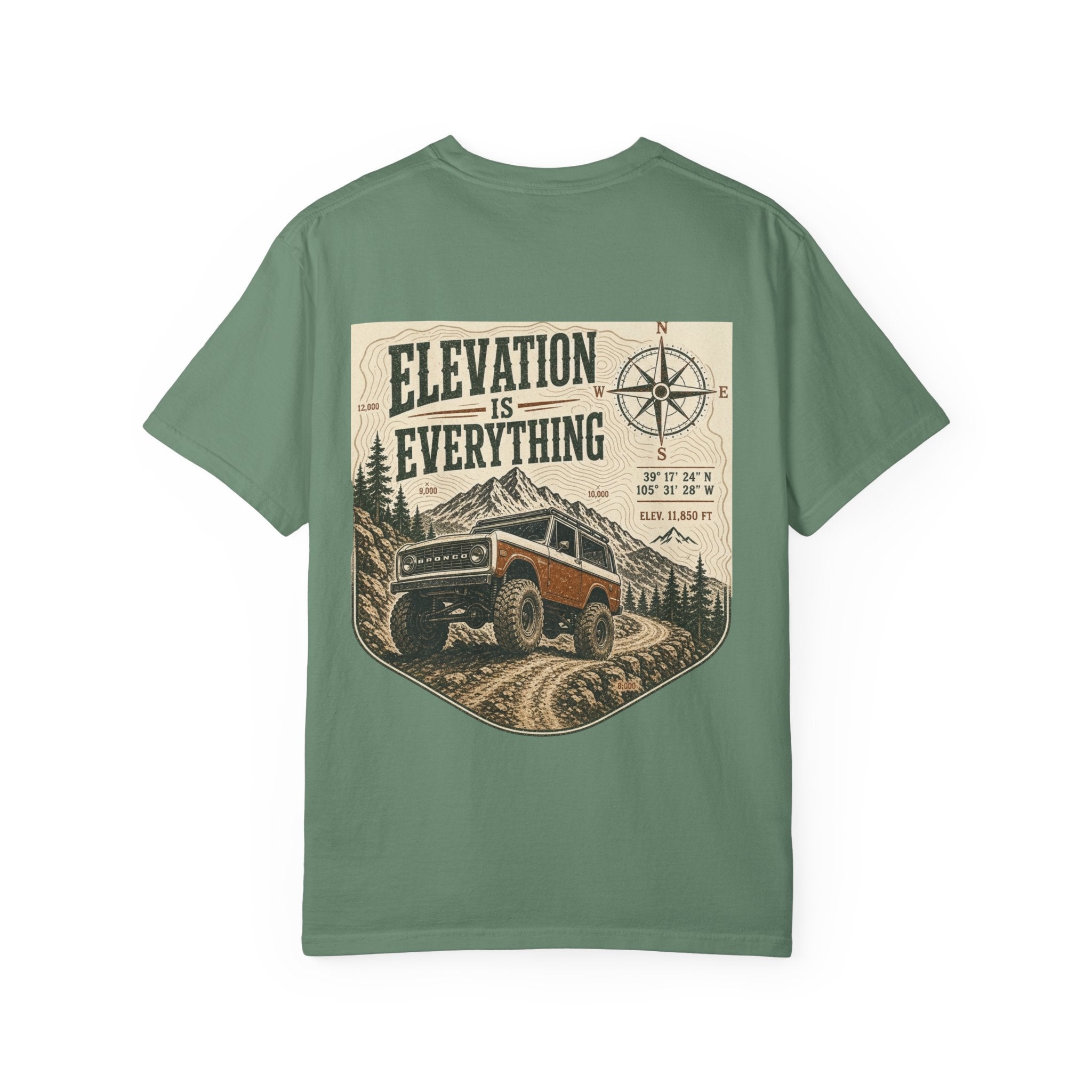 T-Shirt — 'Elevation Is Everything' Off-Road Adventure Tee