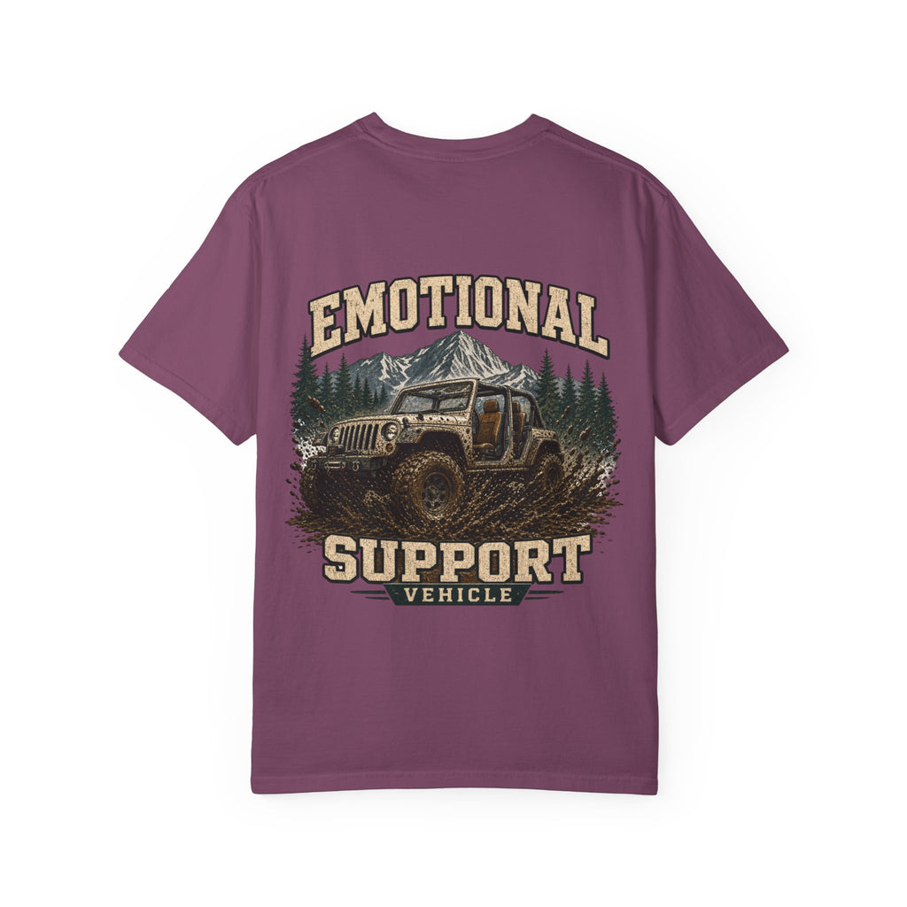 Emotional Support Vehicle T-Shirt — Off-Road Jeep Graphic Tee