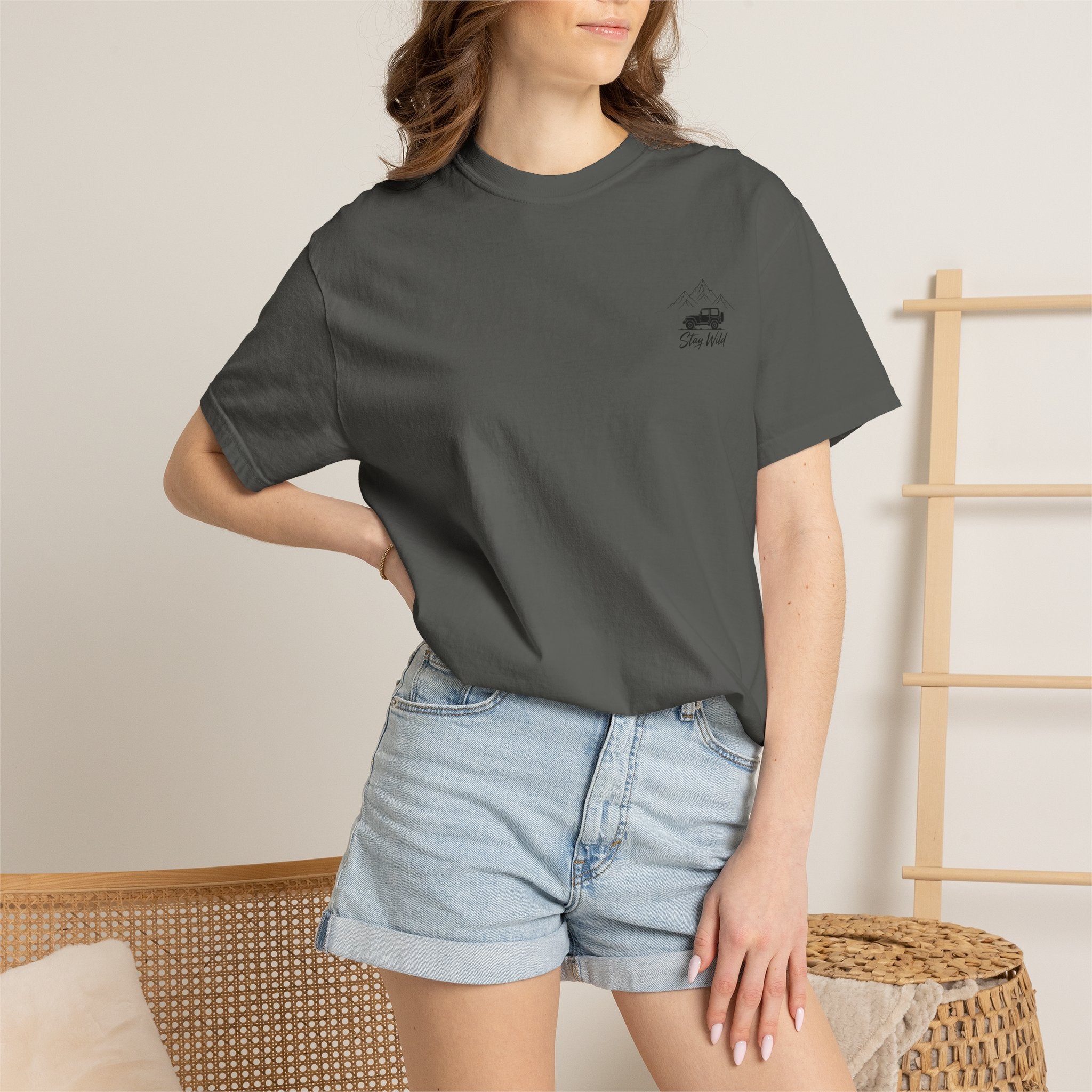 Adventure T-Shirt — "Natural Habitat Stay Wild" Off-Road Graphic Tee