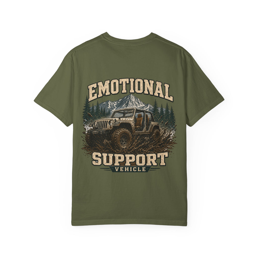 Emotional Support Vehicle T-Shirt — Off-Road Jeep Graphic Tee
